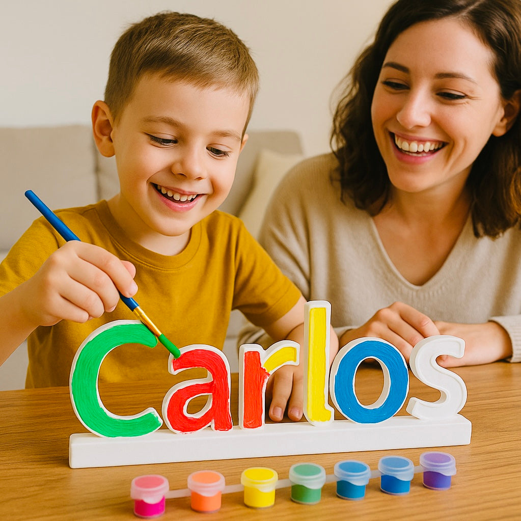 Letreros Personalizados para Pintar - Ideal para Niños y Fiestas
