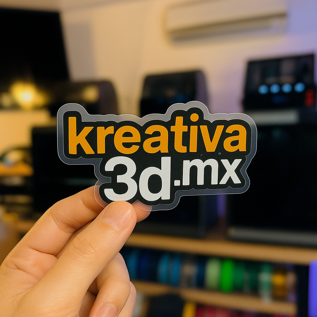 Sticker adhesivo transparente