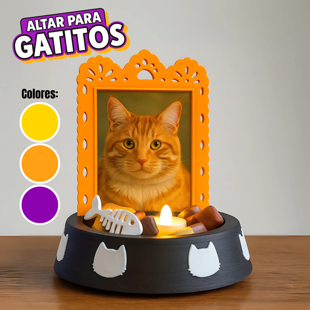 Altar para Gatitows – Un homenaje lleno de amor 🐾✨