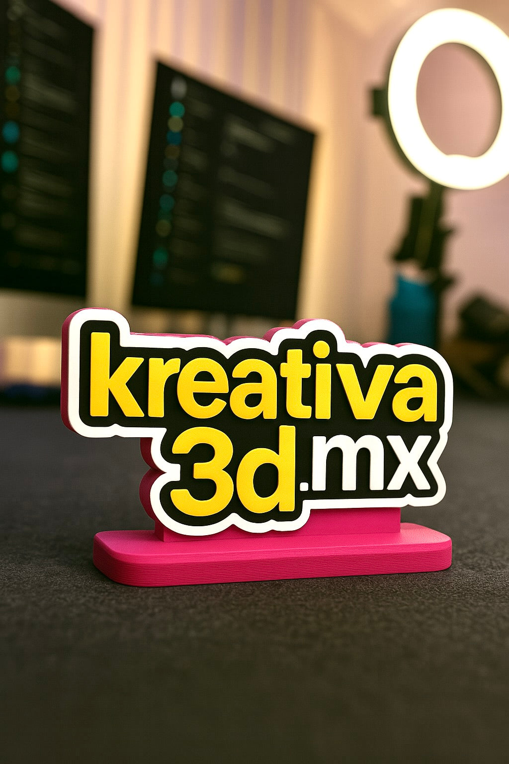 Letreros Personalizados para Recepción o escritorio – Con tu logotipo