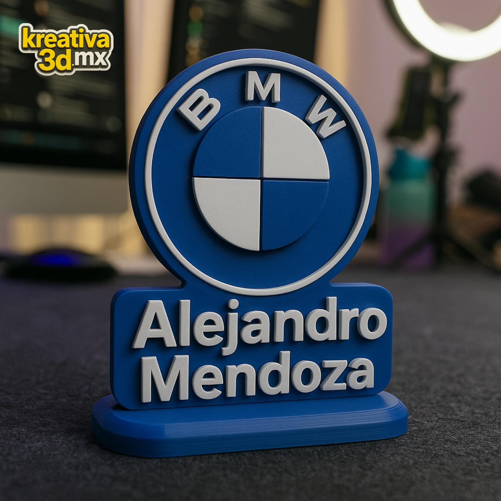 Letreros Personalizados para Recepción o escritorio – Con tu logotipo