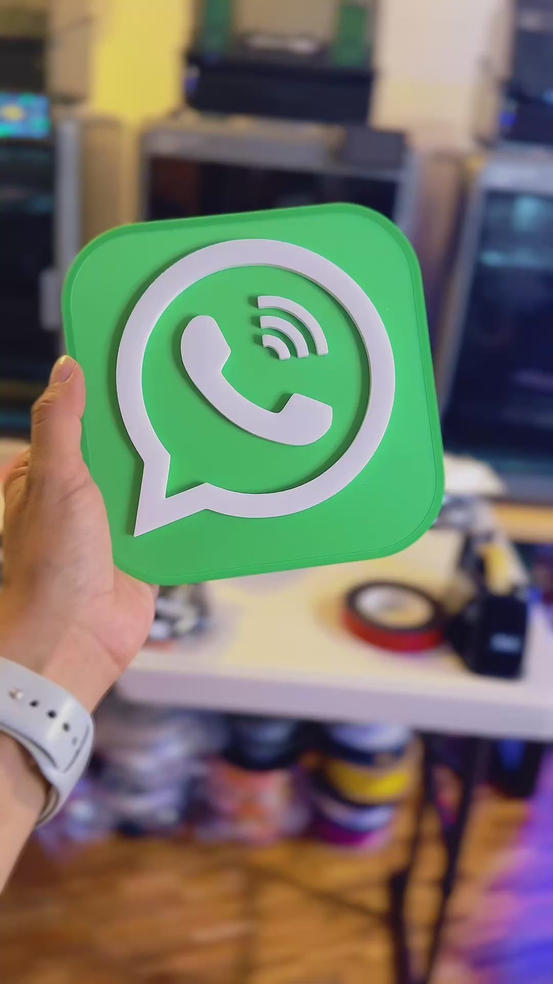 Panel de WhatsApp adhesivo con NFC – Conecta tu negocio con un solo toque
