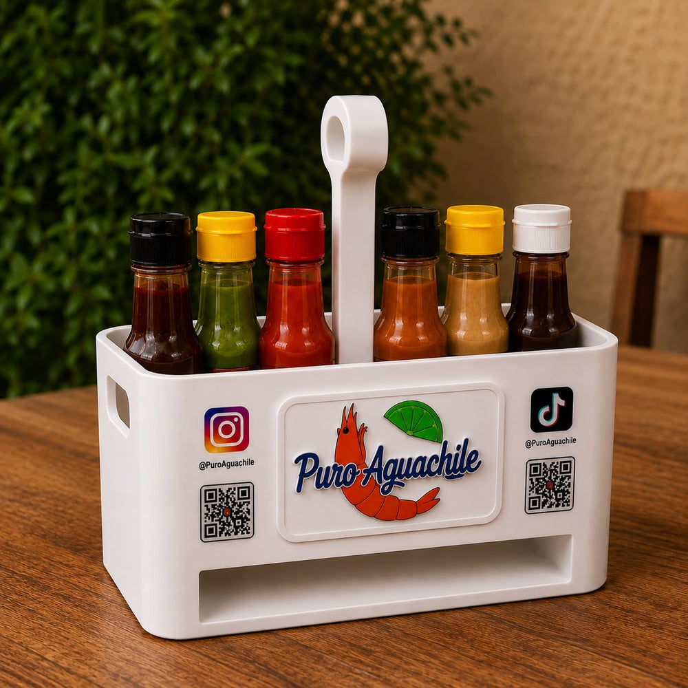 Portasalsas Personalizado para Mesa