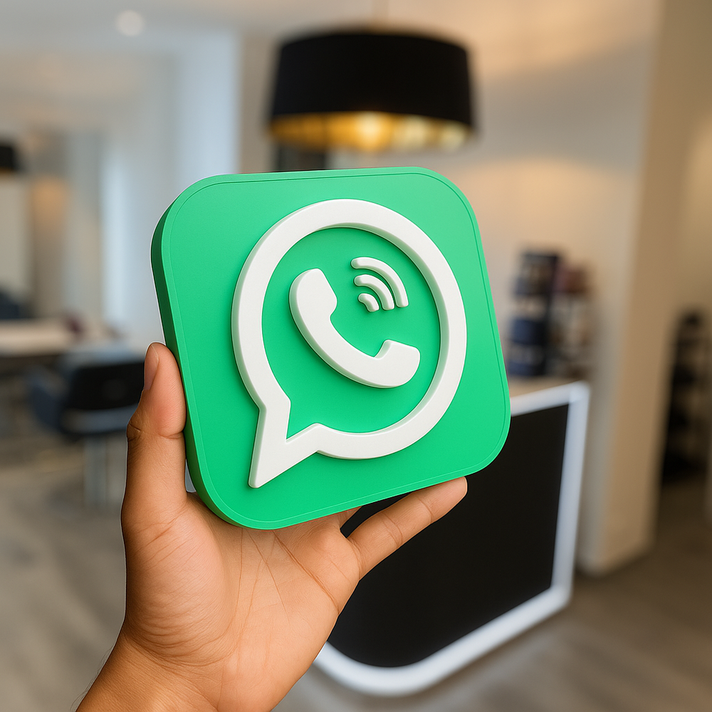 Panel de WhatsApp adhesivo con NFC – Conecta tu negocio con un solo toque