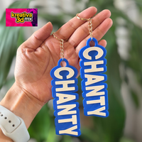 Set de 2- Llaveros tag Personalizados para Mochila
