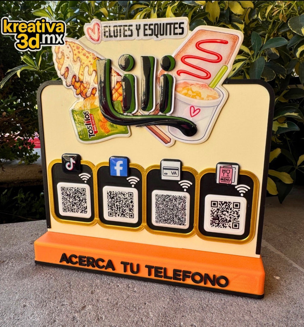 📱🔥 Panel 4 NFC + QR Personalizado