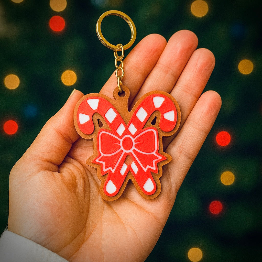 Set de 4 Llaveros Navideños con Chip NFC – Elige tus Diseños Favoritos