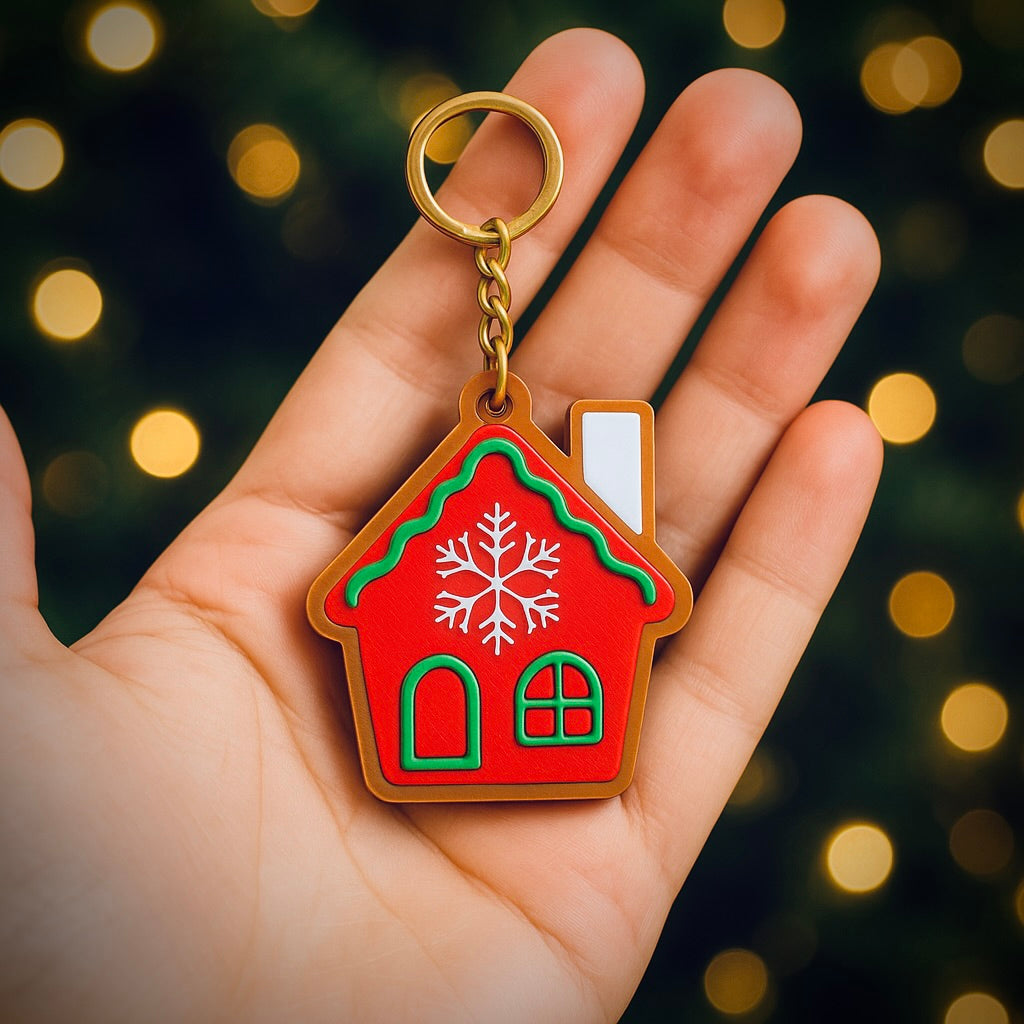 Set de 4 Llaveros Navideños con Chip NFC – Elige tus Diseños Favoritos