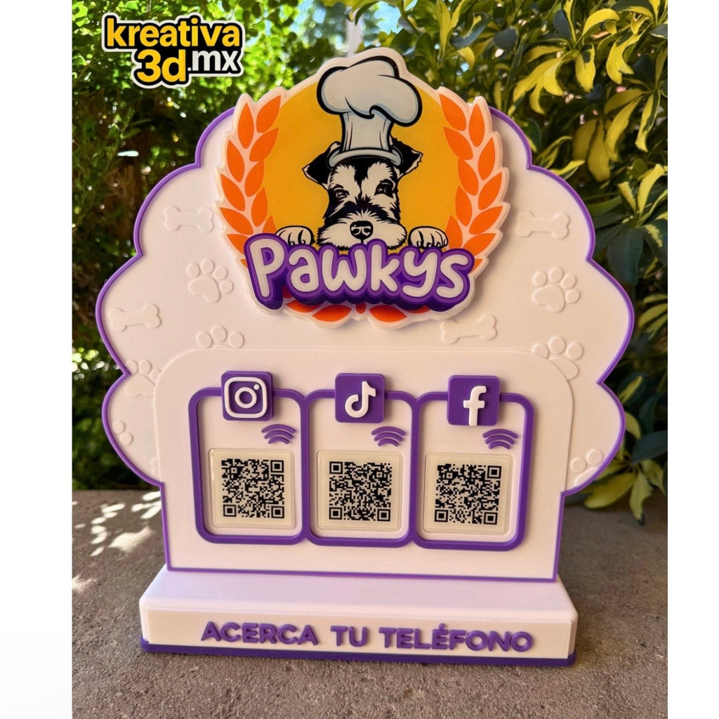 📱🔥 Panel 1 a 3 NFC + QR Personalizado
