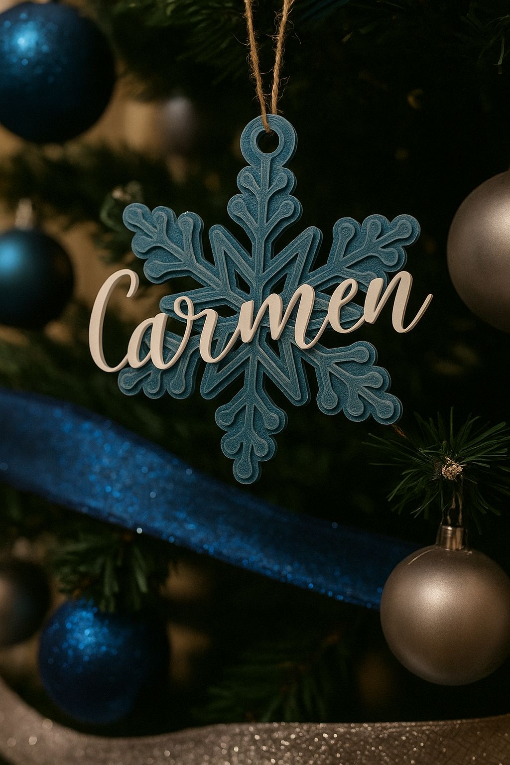 Esfera de Copo Navideño con Nombre Personalizado